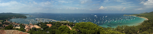 Panorama - Ile de Porquerolles by chris wright - hull