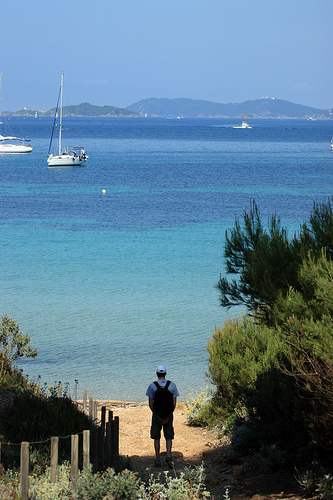 Bleu de porquerolles : Île de Porquerolles par Carine.C