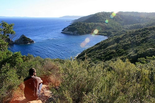 Port-Cros : Plage de la Palud et Rocher du Rascas by Seb+Jim