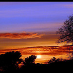 Couché de Soleil brulant by J@nine - Pourrieres 83910 Var Provence France