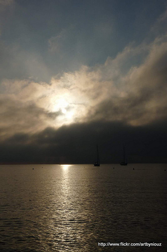 Bateaux sur Pampelone par Niouz