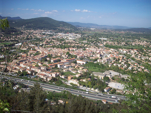 Vue sur Solliès-Pont, depuis Solliès-Ville, Var. par Only Tradition