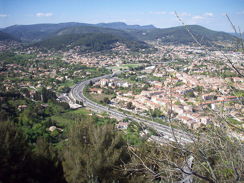 Vue sur Solliès-Pont, depuis Solliès-Ville, Var. par Only Tradition