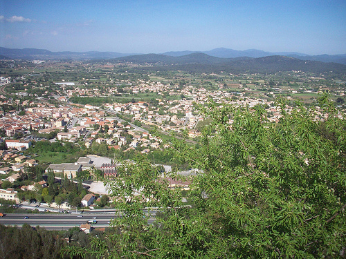 Vue sur Solliès-Pont, depuis Solliès-Ville, Var. par Only Tradition