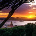 Coucher de soleil sur Saint-Tropez par R.G. Photographe - St. Tropez 83990 Var Provence France