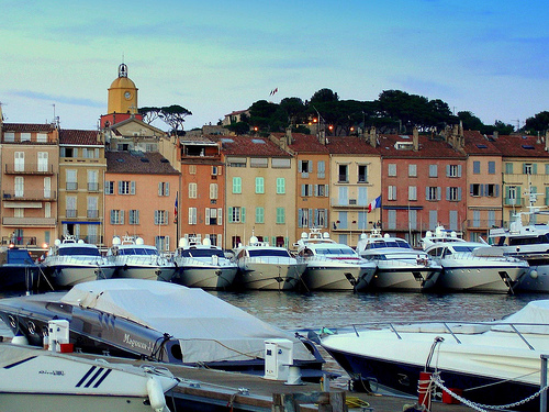 Port bien rempli de Saint-Tropez par krissdefremicourt