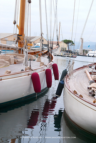 Saint Tropez - Sail boats by Belles Images by Sandra A.