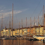 Coucher de soleil sur le port de Saint Tropez par Rideuz' - St. Tropez 83990 Var Provence France