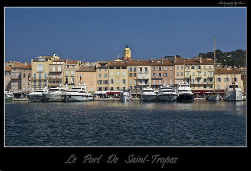 Le port et la ville de Saint-Tropez par DamDuSud