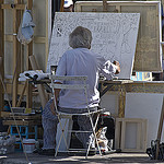 Peintre à Saint-Tropez par Massimo Battesini - St. Tropez 83990 Var Provence France