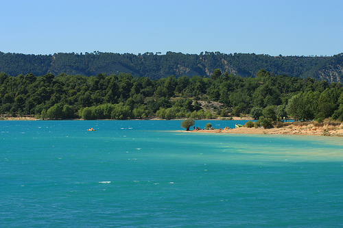 Intense Blue & Green - The lake of Sainte Croix par Carine.C