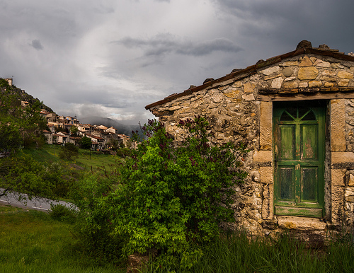 Trigance, juste après l'orage by Hervé D.