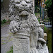 Varages - Statue du Lion de la Foux par Renaud Sape - Varages 83670 Var Provence France