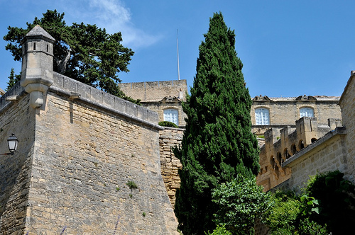 Les remparts du Château d'Ansouis par La Enry