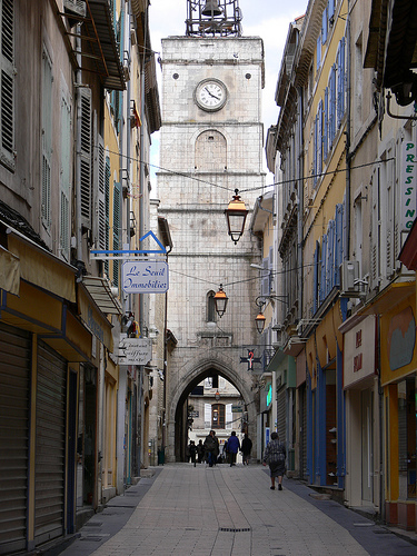 Tour de l'Horloge et la Rue des Marchands par Jean NICOLET