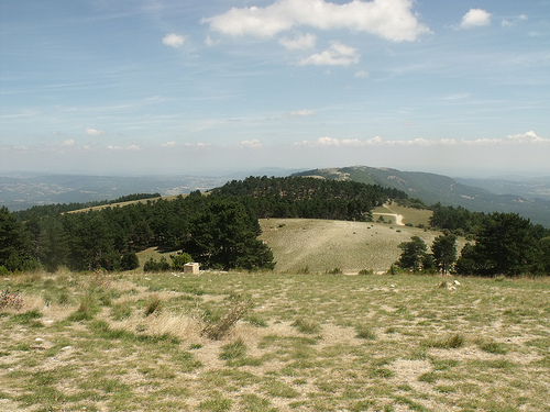 View from Mourre Nègre over Grand Luberon ridge by george.f.lowe