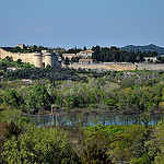 Muraille de Villeneuve lez Avignon vue du rocher des Doms par christian.man12 - Avignon 84000 Vaucluse Provence France