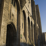 Entrée du Palais des Papes d'Avignon par cpqs - Avignon 84000 Vaucluse Provence France