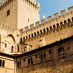 Les créneaux du Palais des Papes by José Schettini Sobrinho - Avignon 84000 Vaucluse Provence France