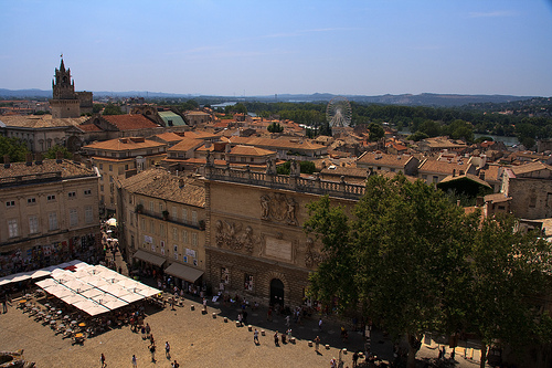 Vue sur Avignon du Palais des Papes par ronel_reyes