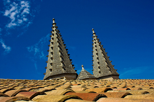 Sails on the roof of the Pope Palace by olly301