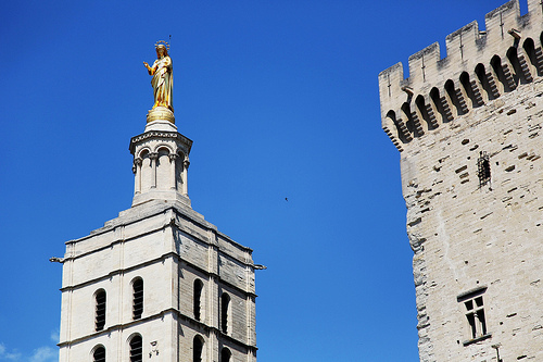 Blue Skies and Golden Mother by 6835