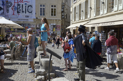 Zorro au festival d'Avignon by Massimo Battesini