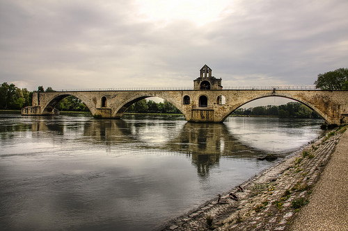 Le Pont d'Avignon de face by Billblues