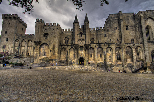 Marée de pierres au Palais des Papes par Billblues