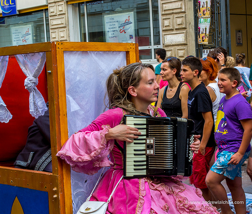 Acordéon pour le OFF du Festival d'Avignon par alalchan