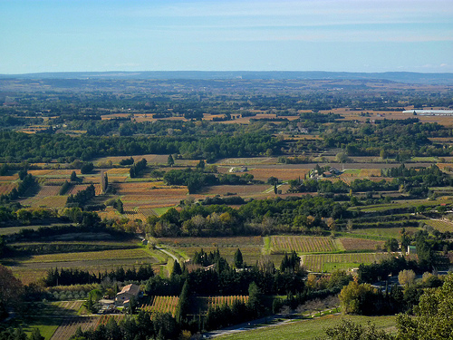 Vue sur la plaine du Comtat-comtat Venaissin  par Toño del Barrio