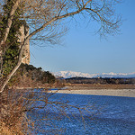 Au loin, les Alpes - Durance par Charlottess - Beaumont de Pertuis 84120 Vaucluse Provence France