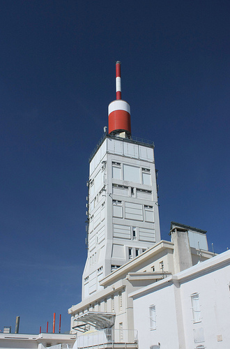 Telecommunications station on top of the Mt-Ventoux by Sokleine
