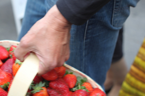 Panier de Fraises - Marché de Bedoin par gab113