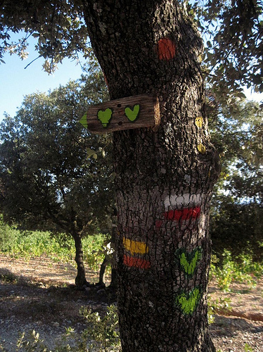 Hiking 2 Heart trail around Bédoin par Sokleine