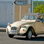 Citroen - 2CV - in Provence by C.R. Courson - Bonnieux 84480 Vaucluse Provence France