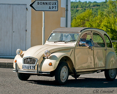 Citroen - 2CV - in Provence by C.R. Courson