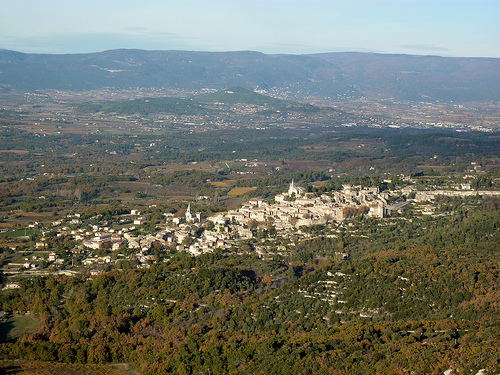 Bonnieux depuis la forêt des cèdres (petit lubéron) par Toño del Barrio