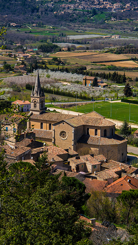 Eglise de Bonnieux et son clocher by Cpt_Love