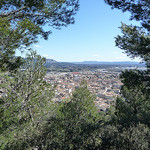 Cavaillon vu depuis la Colline Saint Jacques par Christopher Destailleurs - Cavaillon 84300 Vaucluse Provence France