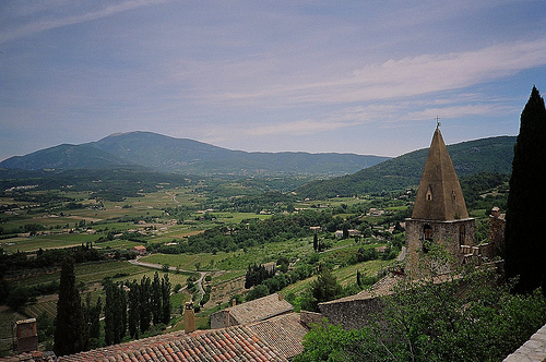 Mont-Ventoux view from Crestet by wanderingYew2