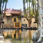 Le bassin de l'étang à Cucuron par Charlottess - Cucuron 84160 Vaucluse Provence France