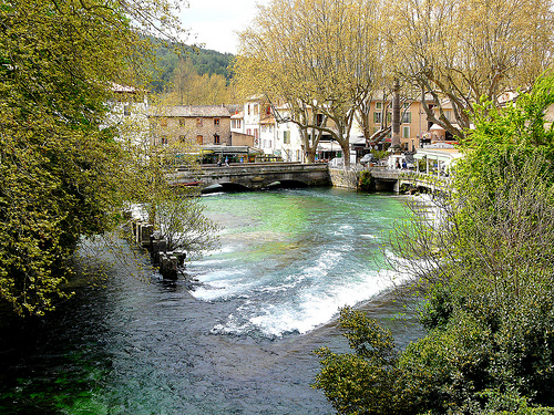 La Sorgue dans le village by myvalleylil1