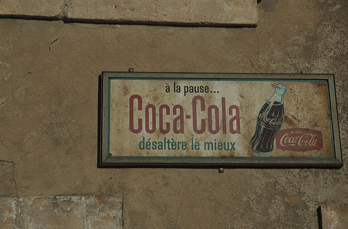 Gordes : ancienne pub coca by michel.seguret