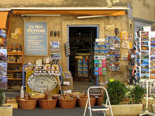 Gift Shop, Provence, France by Boris Kahl