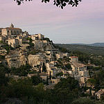 Gordes au couché du soleil by Pab2944 - Gordes 84220 Vaucluse Provence France