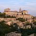 Gordes paysible au couché du soleil by lepustimidus - Gordes 84220 Vaucluse Provence France