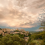 Gordes, stormy evening par Tony N. - Gordes 84220 Vaucluse Provence France