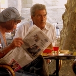 au Café de France, l'Isle-sur-la-Sorgue by Olivier Colas - L'Isle sur la Sorgue 84800 Vaucluse Provence France