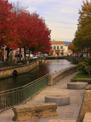 L'Isle-sur-Sorgue en automne par Super.Apple